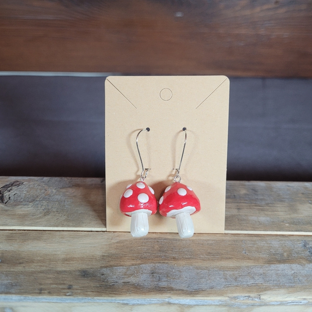 Polymer clay earrings